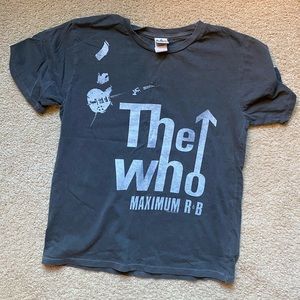 Junk food brand T-shirt, "the who, the kids are alright tour 1989". Size 10